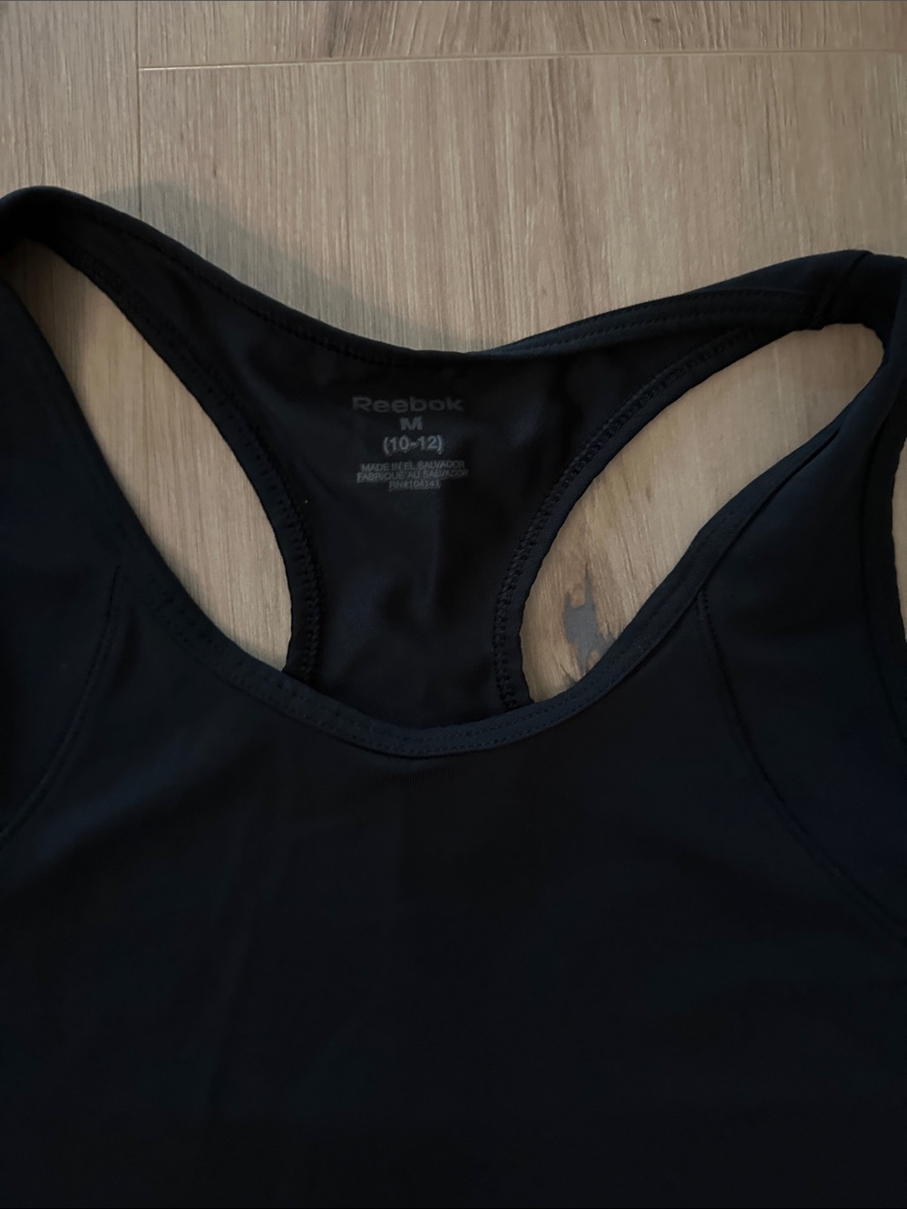 Reebok Black Racerback Performance Tank - Picture 3 of 8